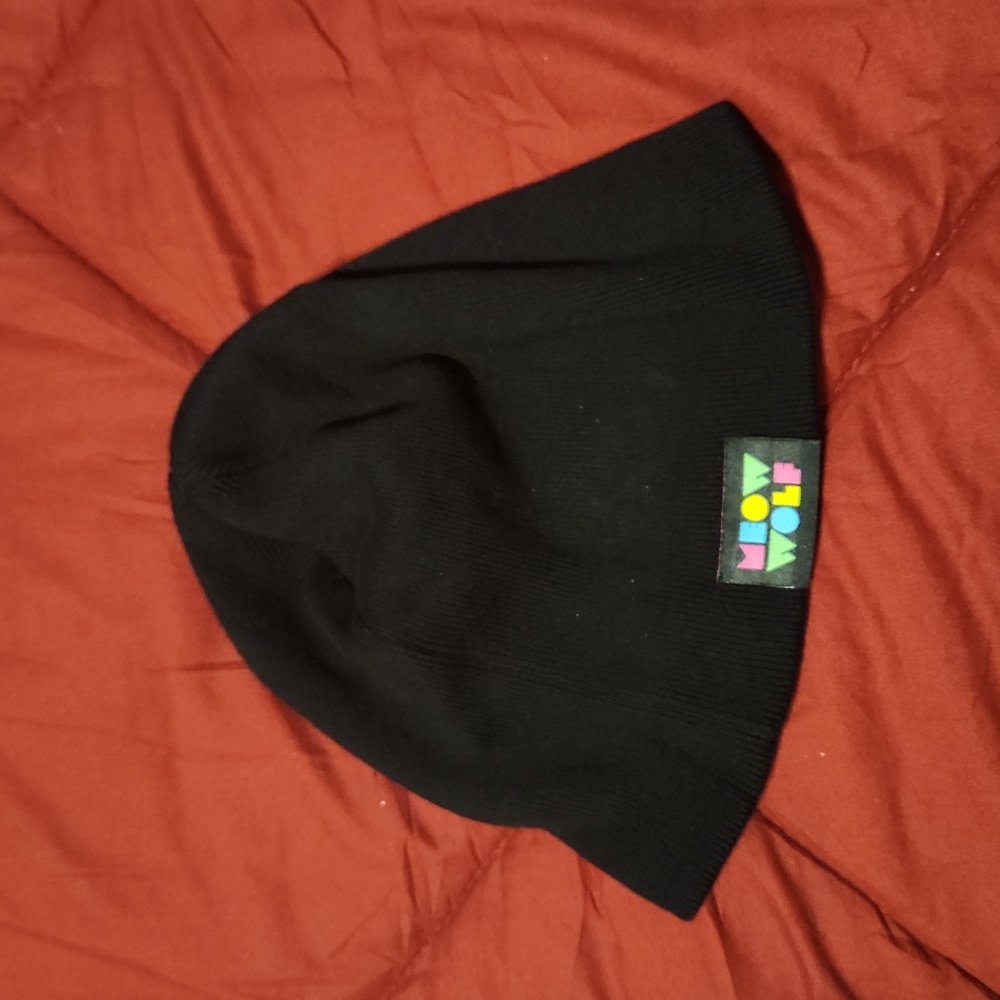 Meow Wolf Black Beanie NWT